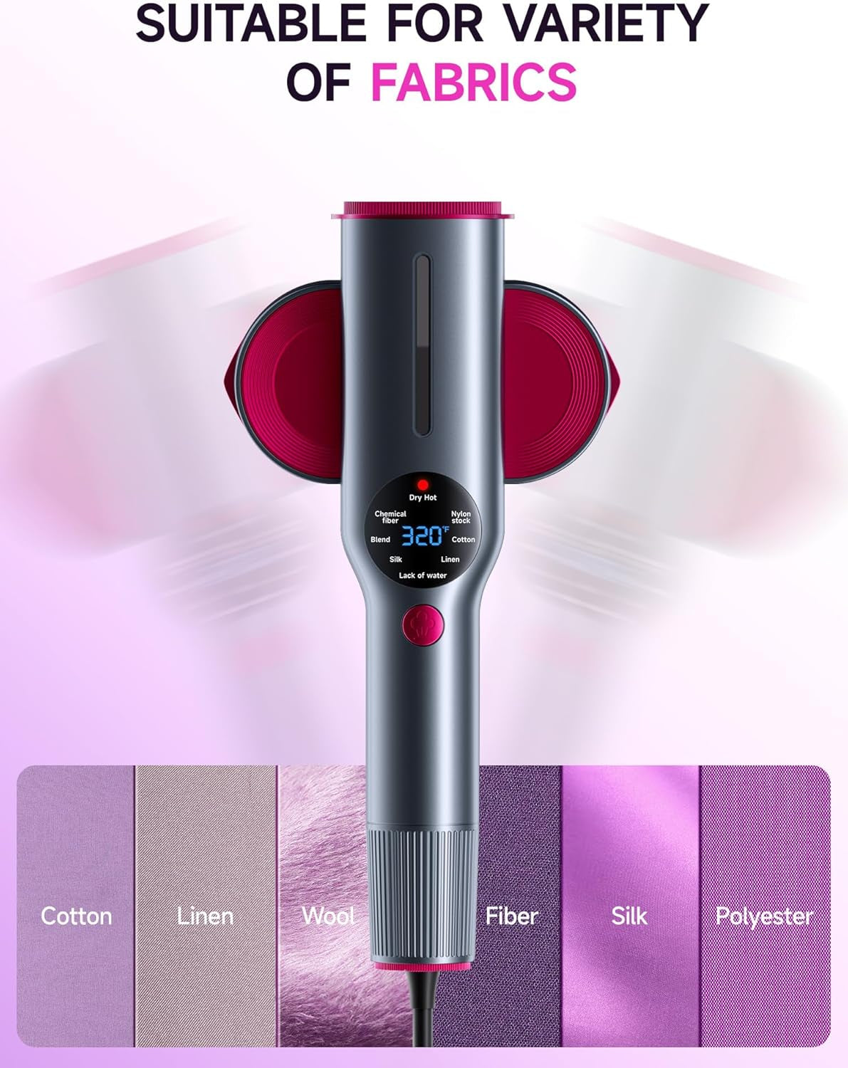 2-In-1 Steamer & Iron for Clothes,15S Fast Heat-Up 1200W Portable Handheld Garment Steamer,Travel Size with Large Ceramic Heat Panel,Quick Wrinkle Removal,110V-120V
